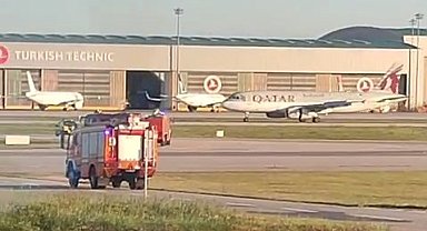 İstanbul- Katar Havayolları uçağının motoru havada arızalandı; tek motorla iniş yaptı