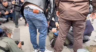 İstanbul - Mecidiyeköy'de üzerinden makas çıktı; 'Burun kıllarımı alıyorum' dedi