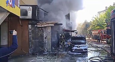 İstanbul - Ümraniye'de heidyelik eşya dükkanında yangın - 2 Ek bilgi ve fotoğrafla