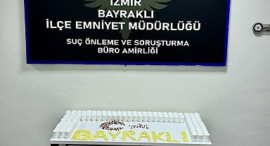 İzmir'de 53 bin sentetik ecza ele geçirildi; 1 gözaltı