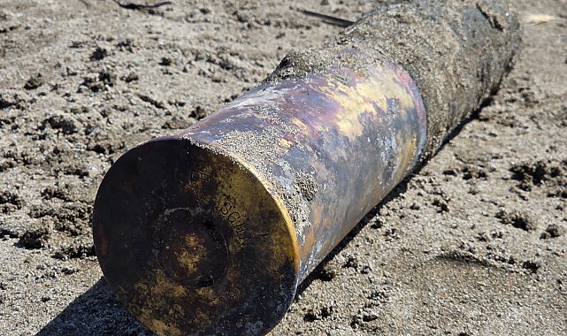 İznik Gölü'nde 3 gün arayla ikinci top mermisi bulundu