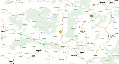 Kütahya'da 4 büyüklüğünde deprem