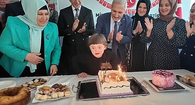 MHP, down sendromlu Mert Affan'ın doğum gününü kutladı