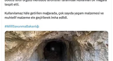 MSB: Mehmetçik PKK'lı teröristlerin inlerine girmeye devam ediyor