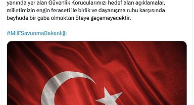 MSB'den 'Güvenlik korucuları' açıklaması