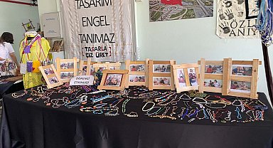 Özel gereksinimli bireyler, tasarımlarıyla sergide buluştu