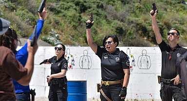 Poligonda zorlu eğitim; hız, refleks ve dikkat şart