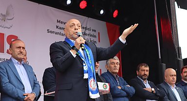 Rize'de 1 Mayıs coşkuyla kutlandı