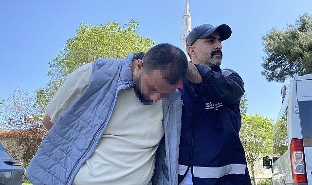 Samsun'da aynı aileden 3 kişiyi yaralayan şüpheli ile eşi adliyede