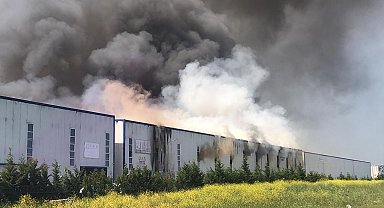 Tekirdağ'da fabrika yangını