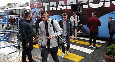 Trabzonspor, Türkiye Kupası final maçı için Gaziantep'e gitti