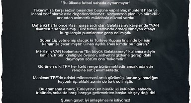 Trabzonspor'dan Türkiye Kupası final maçının hakem atamasına tepki