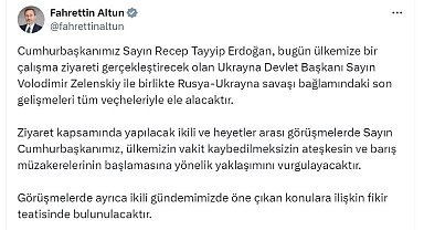 Ukrayna Devlet Başkanı Zelenskiy, Ankara'da