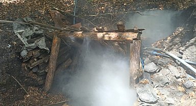 Zonguldak'ta 3 kaçak maden ocağı imha edildi