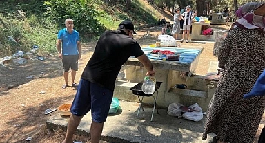 Silivri’de izinsiz çadır ve mangal kullanımına müdahale edildi