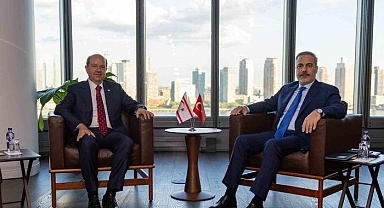 Bakan Fidan, KKTC Cumhurbaşkanı Tatar ile bir araya geldi