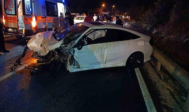Kırklareli Pınarhisar'da trafik kazası: 4 Yaralı