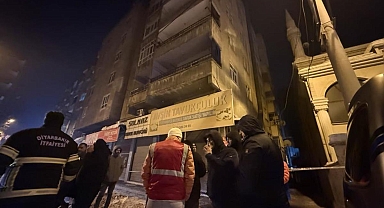 Diyarbakır'da binanın kolonu çatladı, 83 kişi tahliye edildi